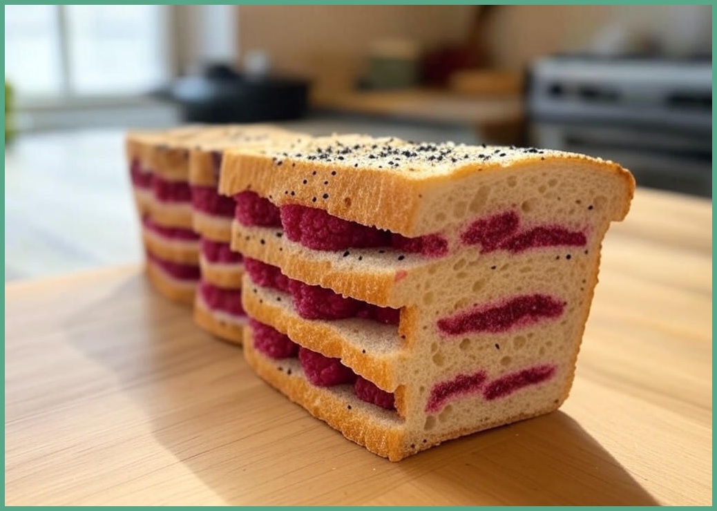 [로켓프레시] 더 맛있는 통밀 식빵 라즈베리흑임자 (냉동), 550g, 1개