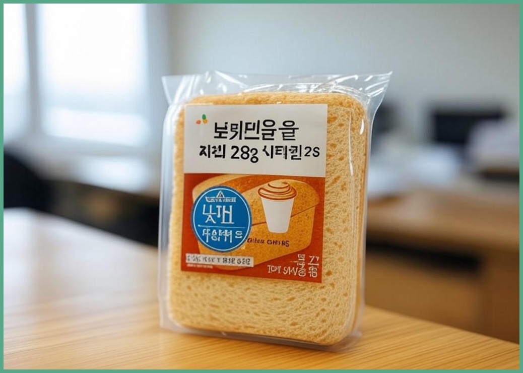 [보리담은] 아이스 찰보리빵 28g, 아침대용 간편식, 사무실 회사 간식, 대용량, 2.8kg, 1개