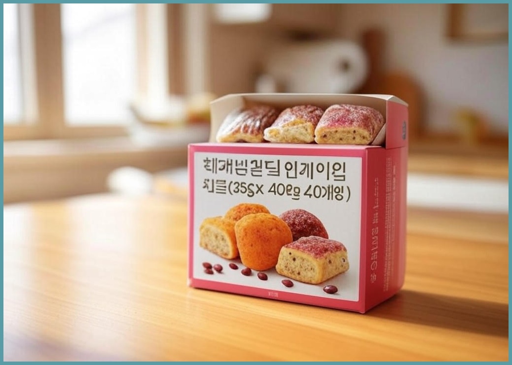 화과방 프리미엄 앙빵 (35g x 40개입) / 통팥+고구마+호박 만쥬, 1400g, 1박스 - 이미지 2