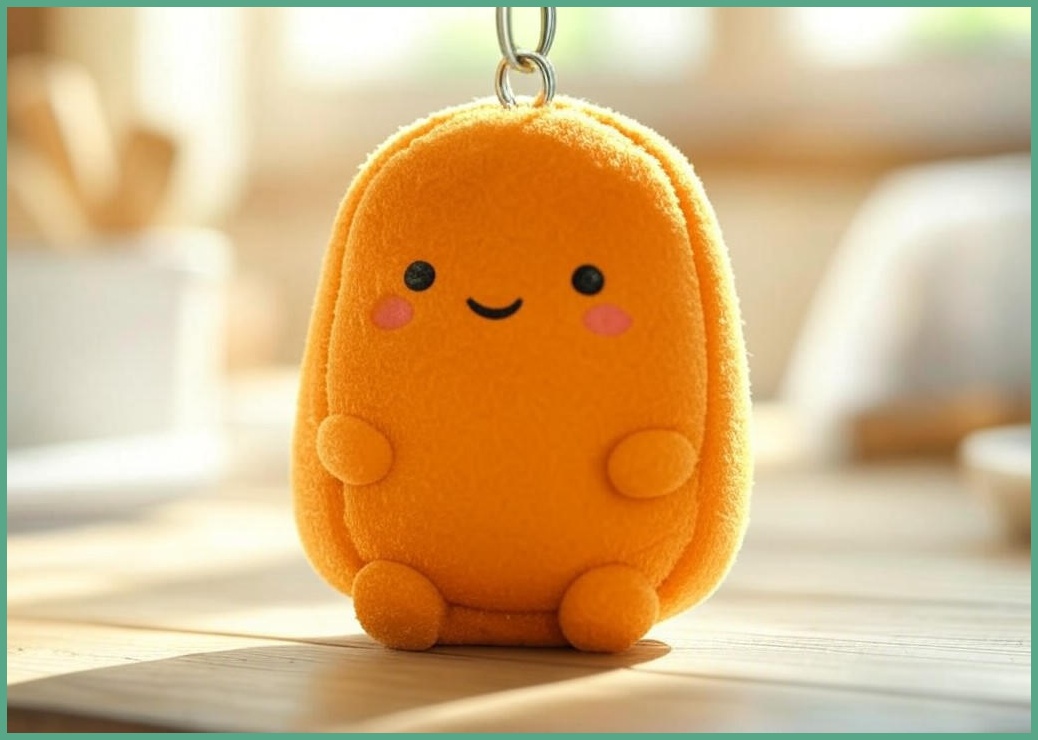허니잼 귀여운 감자빵 키링 인형 열쇠고리 백참 백꾸